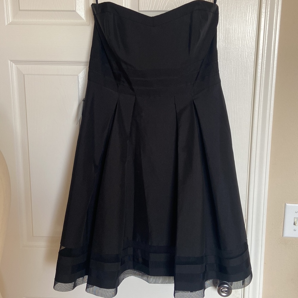White House Black Market Strapless Dress Size 14 - Picture 3 of 5
